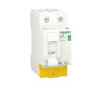 Interrupteur différentiel RESI9 30 mA 2P peignable 63 A Type AC SCHNEIDER ELECTRIC R9PRC263