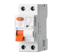 Interrupteur Différentiel Type F 32A 300mA 1P+N 6kA, 2 Modules DIN, Sélectif 0,3A, Protection Onduleur, Pompe à Chaleur