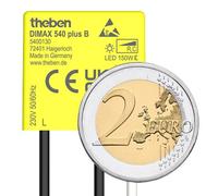 Theben Variateur encastré DIMAX 540 plus B 5400130 – 2–150 W pour charges R et C, sans neutre