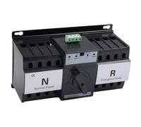 Interrupteur Double Alimentation 380V 63A pour ATS | Commutation <50ms, alimentation interruption, protection contre les pannes, pour idéal industrie