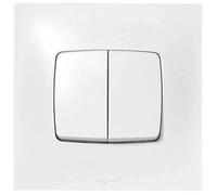 Double va-et-vient 1 poste Neptune Blanc Legrand