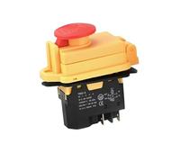 Interrupteur électromagnétique YH02-A YH01-A, 110V, 8a, 220V, 15a, 4 broches, 5 broches, bouton poussoir de démarrage for équipement de Machine-outil, étanche(4PIN Plug,110V)