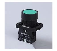 interrupteur électronique Interrupteur à bouton-poussoir plat momentané de 22 mm XB2-EA31 EA42 ZB2-BE101C 102C 1NO 1NC 10A Interrupteur de démarrage à retour automatique Rouge Vert (Color : Rot, Siz