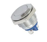 interrupteur électronique Interrupteurs muraux 3A/250V AC, 1NO 2 bornes à vis, interrupteurs momentanés en laiton chromé for lumière poussoir, interrupteur à bouton