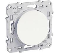 Schneider Electric – Interrupteur va-et-vient et poussoir Odace S520285 10 A 250 V Blanc