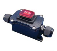 Interrupteur étanche, 30 A, 6 broches, 3 vitesses, interrupteur à réinitialisation automatique pour bateau, commande de moteur marche arrière, résistant à la poussière, qualité industrielle (C)