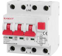 Interrupteur FI+LS RCBO 25A Disjoncteur différentiel type A