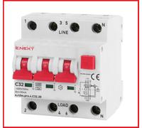 Interrupteur FI+LS RCBO 32A Disjoncteur différentiel type A
