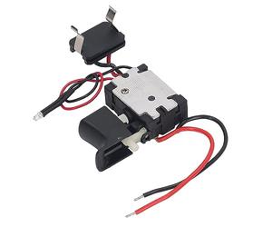 Interrupteur Gâchette Perceuse sans Fil 7,2-24V 16A | Contrôle Vitesse Électronique, Éclairage Intégré, Montage Rapide sur Perceuse