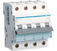 Interrupteur Hager LS 3P+N 6 kA B-20A 4M, 1 pièce.