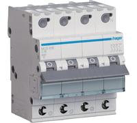 Interrupteur Hager LS, 3P+N, 6 kA, C-16 A, QC, 4 M, 1 pièce.