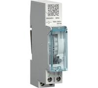 Interrupteur horaire électromécanique compact 1 voie sur 24 heures sans réserve - HAGER EHN010
