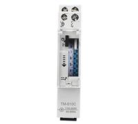 Interrupteur Horaire Haute Précision 1P Rail, Interrupteur de Synchronisation Intelligent pour Réverbère TM610C 220V