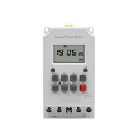 Interrupteur horaire numérique programmable hebdomadaire quotidien 25A 30A 110V 220V AC Contrôle de minuterie miniature automatique for appareil électronique 1 pièces(10A 6-36V)