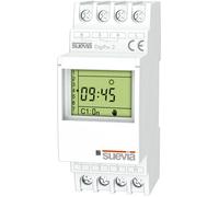 Interrupteur horaire pour rail 1 pc(s) Suevia DigiPro 2 Tension de contact (max.): 250 V/AC Courant de commutation (max.): 16 A 2 inverseurs (RT) programme