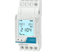 Interrupteur horaire pour rail ORBIS Zeitschalttechnik ASTRO UNO OB178112 230 V/AC 1 inverseur (RT) 16 A 250 V/AC 1 pc(s)