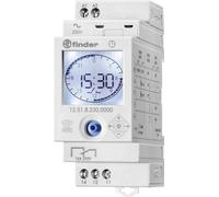 Horloge hebdomadaire digitale 1 inverseur 16A 110 à 230V AC/DC, NFC - FINDER - 125182300000