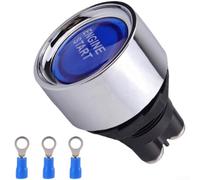 Interrupteur Ignition pour voiture pour camion Bateau 12V LED | 12V 50A pour puissance, reset automatique, LED visibilité nuit, plastique ABS, montage universel(Blue)