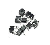 interrupteur industriel Bouton de commutation d'alimentation 100pcs 6 * 6 * 4.3 Panneau PCB Momentary Tactile Tact Push Button Micro Switch 4 Pin DIP Light Touch 6x6x4.3 mm Touches Clavier