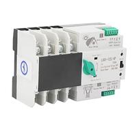 interrupteur industriel Commutateur de transfert automatique à double puissance, mini commutateur de transfert de puissance LQQ1-125/4P AC400V 100A, disjoncteur électronique à commutation rapide, comm
