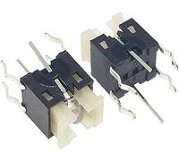 interrupteur industriel Commutateurs Micro-interrupteurs 10PCS / Set YT2182 6 * 6 * 7 MM SMT Tactile Push Button Switch avec 5 couleurs LED Micro Switch Reset Switch