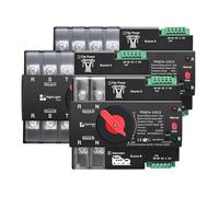 Interrupteur intelligent double alimentation 2P 3P 4P AC220V 230V 63A 100A 125A TOQ7e, niveau manuel/minuterie automatique(2P 230V WIFI ATS,63A)