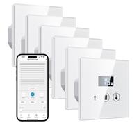 Interrupteur intelligent pour stores, interrupteur Wi-Fi pour stores avec écran LCD