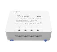 Sonoff Interrupteur connecté Wi-Fi POWR3 – 25A/5500W, mesure d'énergie, compatible Alexa & Google