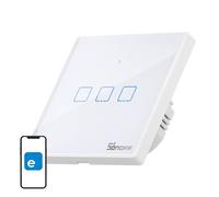 Interrupteur Intelligent Sonoff T2EU3C-TX WiFi + RF 433 3 canaux tactile