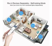 Interrupteur intelligent Tuya WiFi AC/DC 7-32 V 4 canaux RF, module domotique Smartlife pour Alexa
