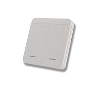 Interrupteur intérieur sans fil Tormatic Novoferm 433 MHz compatible avec moteur de porte de garage Black Run Novomatic avec émetteur 502 522 MAX43-2 (2 canaux)