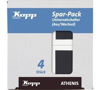 Interrupteur, Interrupteur va-et-vient Kopp 589615055 ATHENIS anthracite
