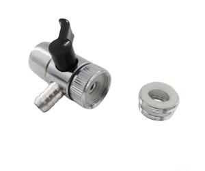 Interrupteur inverseur de robinet à 3 voies - Adaptateur de robinet unipolaire - Filtre à eau - Alliage de zinc pour robinet à filetage M24