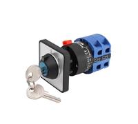 Interrupteur inverseur universel LW26-25YS3/2S, montage 22 mm, équipement moteur e coupure d'alimentation avec verrouillage, 25 A