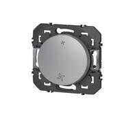 Commande de ventilation mécanique composable Dooxie Legrand - Aluminium