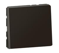 Legrand 079111L Mosaic Interrupteur ou Va-et-Vient, 10AX, 250V, Easy-Led, 2 Module, Noir Mat