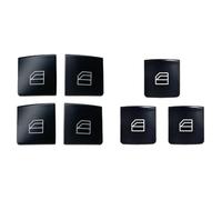 Interrupteur Lève-Vitre Bouton de commutation fenêtre en verre, capuchon déverrouillage porte voiture, pour Benz pour W204 W212 W246 2049055402(7 pcs)