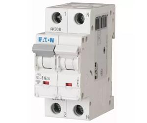 Interrupteur LS avec étiquette. B 16A, 1p+N - Disjoncteur miniature 2-p B16A PXL-B16/1N