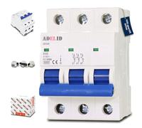 Interrupteur LS, disjoncteur, fusible automatique, 3 pôles B 20A 230/400V AC