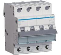 Interrupteur LS Hager, 3P+N, 6 kA, C-20 A, QC, 4 M, 1 pièce.