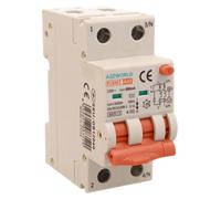 Interrupteur magnétique type A, 300 mA, 40 A, série B40, bipolaire 2P, avec diagnostic visuel