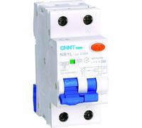 Interrupteur Magnétothermique Différentiel 1P+N 25A 4.5kA 30mA 2M Chint 203337