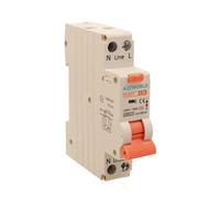 Interrupteur magnétothermique différentiel, 1P+N Type AC Courbe C 220 V, occupe 1 module DIN, RCBO 1P+N 6 kA 30 mA C32 32 A