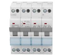 Interrupteur manuel 4P 63A, montage sur rail DIN, alimentation de secours