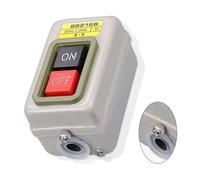 Interrupteur Marche/Arrêt À Bouton-Poussoir Triphasé Étanche 8a 380v Pour Mini Moteur