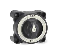 Interrupteur marche/arrêt de batterie 600 A - Isolateur de circuit unique - Étanche IP66 - 3 goujons pour camping-car, bateau