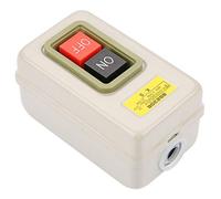 Interrupteur marche/arrêt du moteur 3P AC 380V 3.7kW, interrupteur à bouton-poussoir marche/arrêt, interrupteur à bouton-poussoir d'alimentation autobloquant