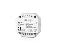 Interrupteur Marche/Arrêt Skydance Ss-B Compatible Avec Bouton-Poussoir Et Télécommande Rf Blanc