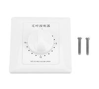 Interrupteur Minuterie Mecanique,220V 15 Minutes Compte à rebours Prise mécanique intérieur Intelligent et Électrique Compte à Rebours Interrupteur Minuterie Commande pour Maison