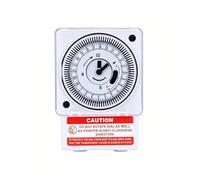 Interrupteur Minuterie Modulaire 24 Heures Cycle 15 Minutes Intervalle | SL-189 Horloge Chauffe Eau AC 220V, pour Coffret Electrique